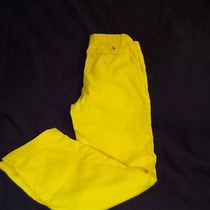 Boys Polo by Ralph Lauren Twill Pant Size 5 Yellow